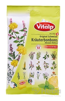Vitalp Kräuterbonbons Citrón + medovka
