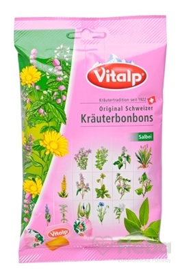 Vitalp Kräuterbonbons Šalvia