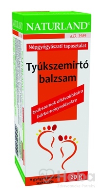 NATURLAND ZMÄKČUJÚCI BALZAM NA KURIE OKÁ