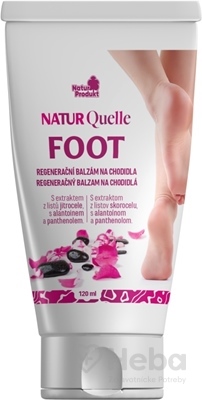NATURQuelle FOOT Regeneračný balzam na chodidlá