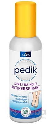 PEDIK ANTIPERSPIRANT SPREJ NA NOHY