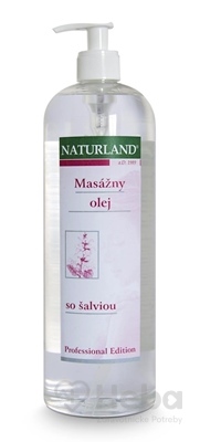 NATURLAND MASÁŽNY OLEJ SO ŠALVIOU