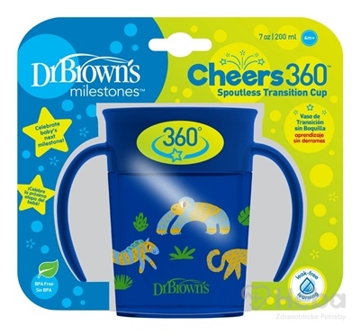 Dr.BROWN´S HRNČEK CHEERS JUNGLE 200 ml