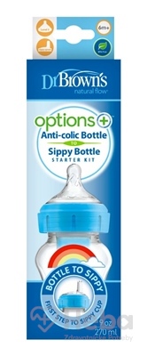 Dr.BROWN´S DOJČENSKÁ FĽAŠA OPTIONS+ 2V1 270ml