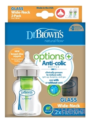 Dr.BROWN´S DOJČENSKÁ FĽAŠA OPTIONS+ 150 ml DUOPACK