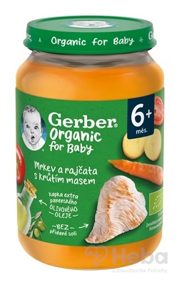 Gerber Organic Mäsovo-zeleninový príkrm