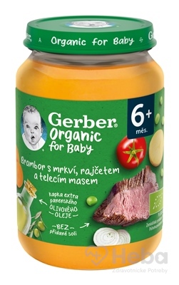 Gerber Organic Mäsovo-zeleninový príkrm