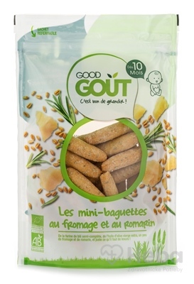 Good Gout BIO Mini bagetky s rozmarínom a syrom