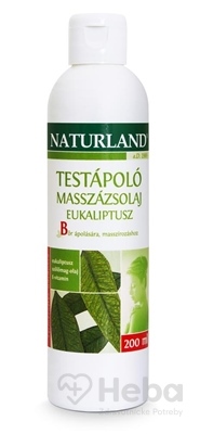 NATURLAND OŠETRUJÚCI MASÁŽNY OLEJ EUKALYPTOVÝ