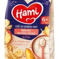 Hami mliečna kaša krupicová banánová s broskyňou
