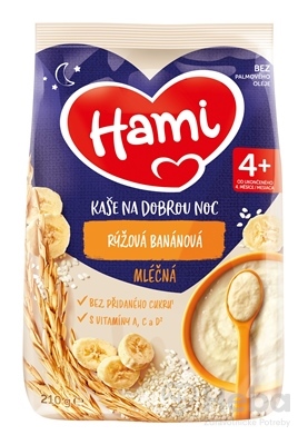 Hami mliečna kaša ryžová banánová