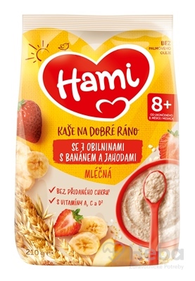 Hami mliečna kaša so 7 obilninami na dobré ráno