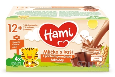 Hami mliečko s kašou s príchuťou čokolády