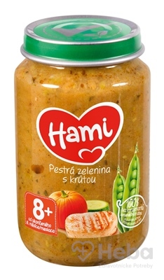 Hami príkrm Pestrá zelenina s morkou