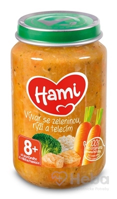 Hami príkrm Teľací vývar s ryžou a zeleninou