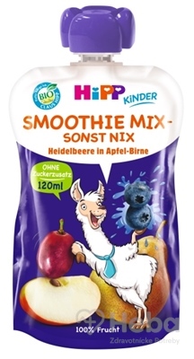 HiPP BIO Smoothie MIX Jablko Hruška Čučoriedky