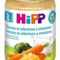 HiPP BIO Cestoviny so zeleninou a smotanou