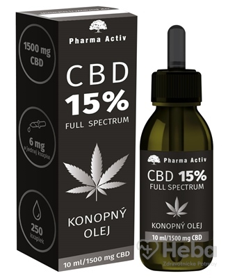 Pharma Activ CBD 15% Full Spectrum KONOPNÝ OLEJ