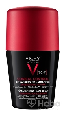 VICHY HOMME DEO CLINCAL CONTROL DETRANSPIRANT 96H