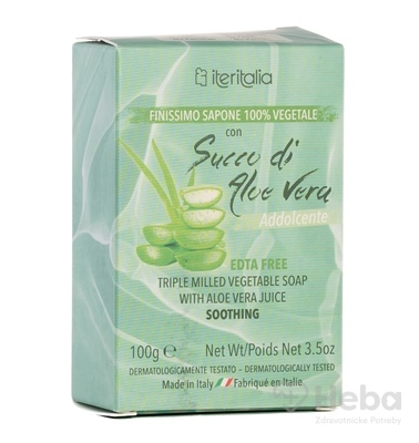 Iteritalia Rastlinné mydlo so šťavou z Aloe Vera