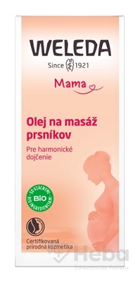 WELEDA Mama Olej na masáž prsníkov