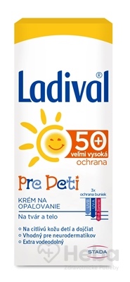 Ladival PRE DETI FACE SPF 50+ krém