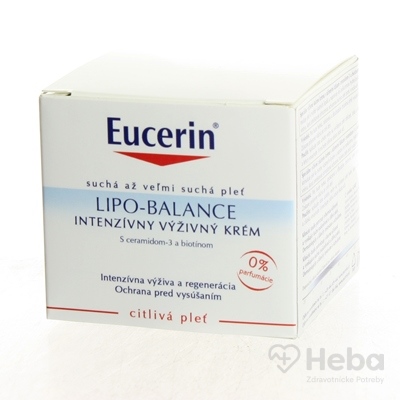 Eucerin LIPO BALANCE intenzívny výživný krém