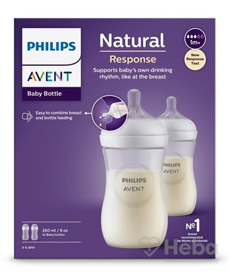 AVENT FĽAŠA Natural Response 260 ml