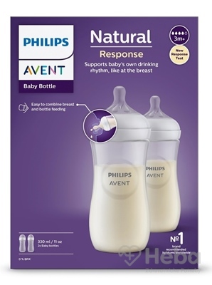 AVENT FĽAŠA Natural Response 330 ml