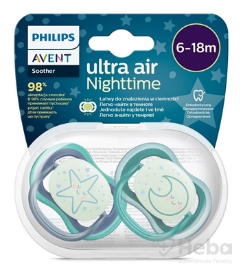 AVENT CUMLÍK Ultra air 6-18m nočný, chlapec