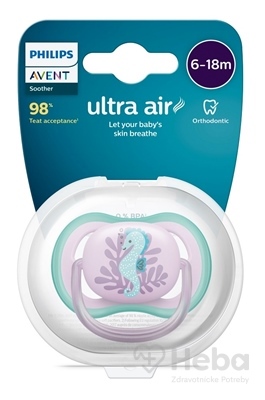 AVENT CUMLÍK Ultra air 6-18m dievča