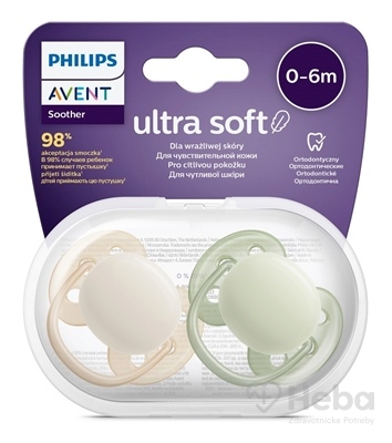 AVENT CUMLÍK Ultra Soft Premium 0-6m chlapec