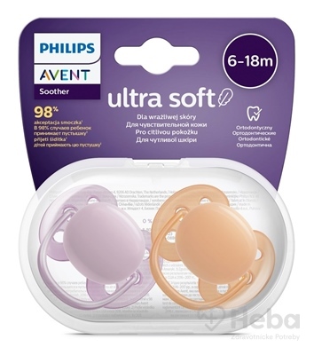 AVENT CUMLÍK Ultra Soft Premium 6-18m dievča