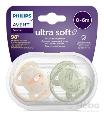 AVENT CUMLÍK Ultra Soft Premium 0-6m chlapec