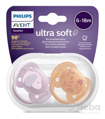 AVENT CUMLÍK Ultra Soft Premium 6-18m dievča