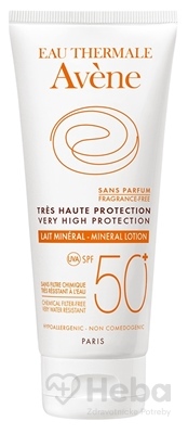 AVENE LAIT MINÉRAL SPF50+