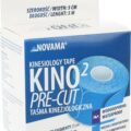 NOVAMA KINO2 PRE-CUT Predstrihaná kineziologická páska 5cmx5m/so segmentami 25cm, modrá