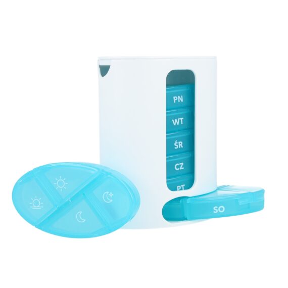 VITAMMY PILLA OVAL 7x4 Týždenný dávkovač liekov v organizéri