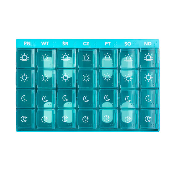 VITAMMY PILLA 7x4 Týždenný dávkovač na lieky s vyberateľnými kazetami