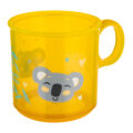 CANPOL BABIES Hrnček protišmykový Exotic animals - žltý, 170 ml
