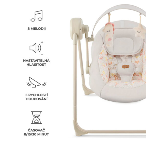 KINDERKRAFT Hojdačka Swingee Beige