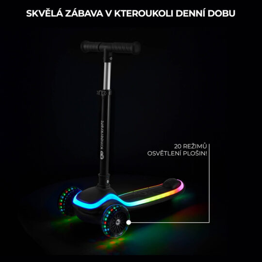 KINDERKRAFT Kolobežka trojkolová Raket Black