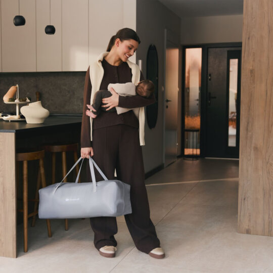 KINDERKRAFT Ohrádka pre deti skladacia Ziki Light Grey