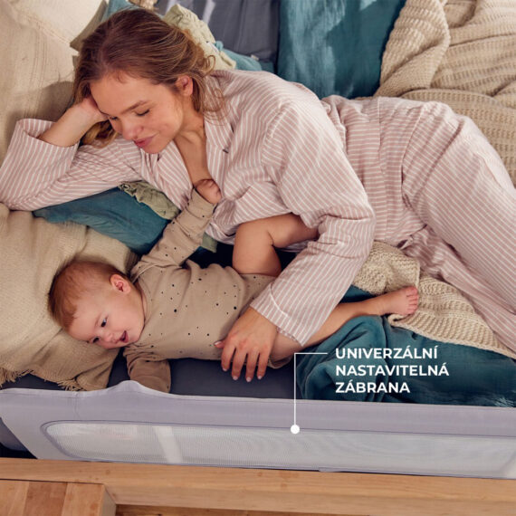 KINDERKRAFT Zábrana na posteľ Guard&Dream Black
