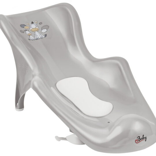 MALTEX Lehátko do vane s protišmykovou podložkou Zebra - Grey