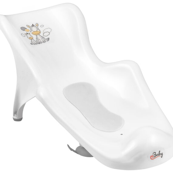 MALTEX Lehátko do vane s protišmykovou podložkou Zebra - White