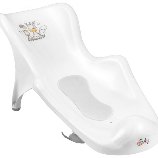 MALTEX Lehátko do vane s protišmykovou podložkou Zebra - White