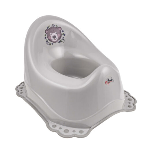 MALTEX Nočník protišmykový The Nature Buddies Medveď - Grey