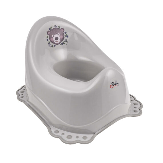 MALTEX Nočník protišmykový The Nature Buddies Medveď - Grey