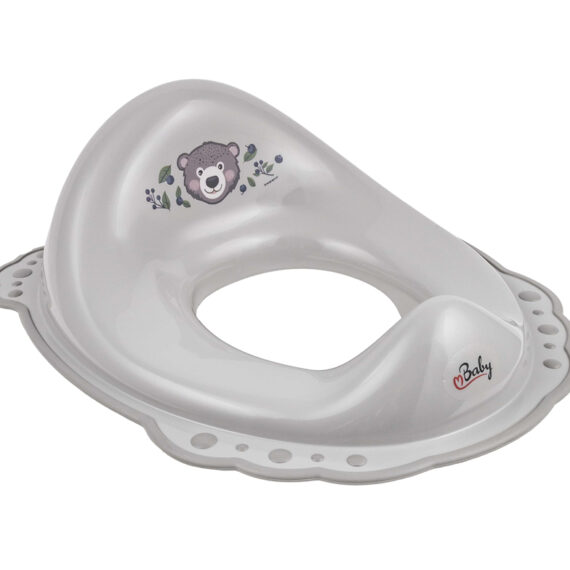 MALTEX Redukcia na WC protišmyková The Nature Buddies Medveď - Grey